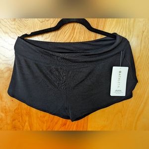 Athleta sleep shorts - black - size medium